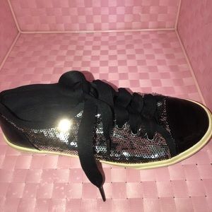 KG by Kurt Geiger Silver Sequin Sneakers